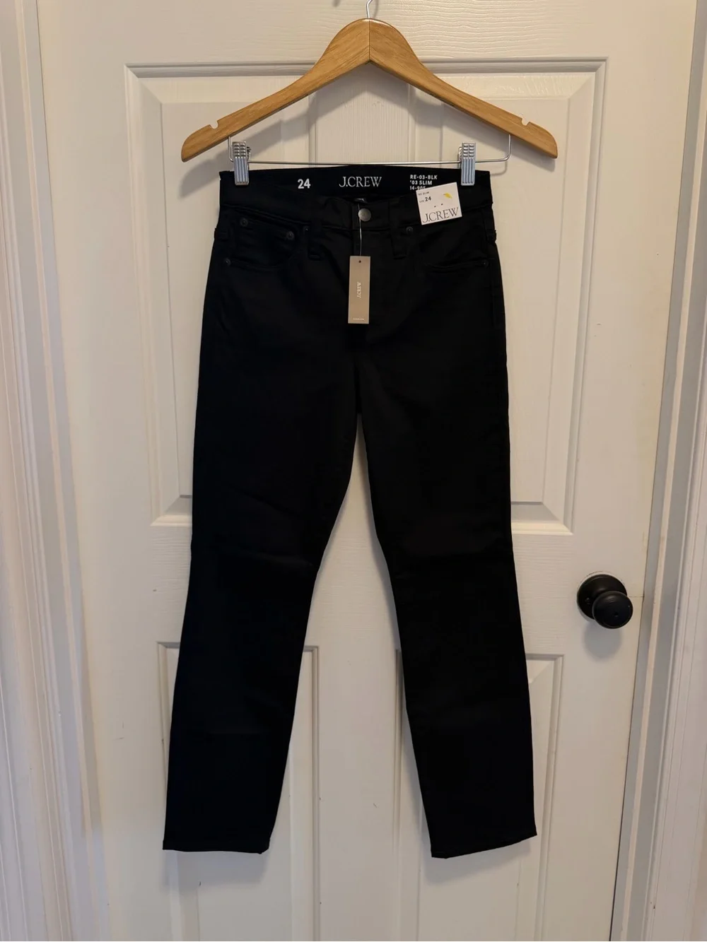 J. Crew Womens Black Slim Jean Size 24